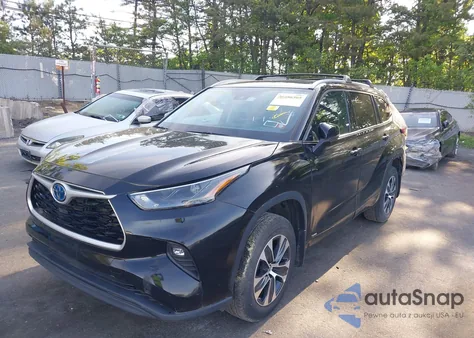 2022 Toyota Highlander Hybrid Xle from USA, damaged, VIN 5TDGBRCH5NS538521